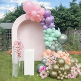 Fairy Balloon Arch Garland Kit, 125Pcs Sage Green Pink Purple And Green Gold Spring Balloons For Girl Wonderland Fairy First Birthday Baby Shower Tea Party Wedding Wildflower Party Decorations