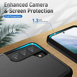 Samsung Galaxy S21 FE 5G Rugged Case with Screen Protector Black