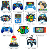 Video Game Centerpiece Sticks 26Pcs Gamer Birthday Party Decorations Video Game Table Topper Centerpieces Gaming Centerpieces For Tables Game Theme Level Up Baby Shower Supplies