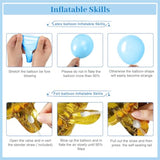 Last Toast On The Coast Bachelorette Decorations - Blue Party Favors Include Banner, Temporary Tattoos, Bride Balloons And Decor