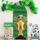 3PCS Soccer Party Decorations - Large Soccer & Trophy Foil Balloon Set, Sports/Birthday Themed Party Supplies for Soccer Fans,2026 World Cup Decor