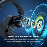 Bluetooth Wireless Earbuds Deep Bass 16H Playtime IPX7 Waterproof Sports