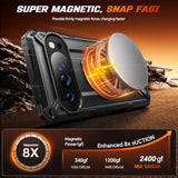 For Pixel 10 Pro Xl Case With 360° Spin Magnetic Stand, Compatible With Magsafe, Non-Slip Edge Rugged, Military Grade Protection For Google Pixel 10 Pro Xl Case, Black