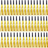 48 Gold Glitter Noise Maker Horns for Party Favors and Celebrations