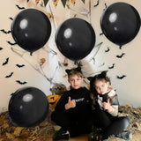 15 Pcs 24in Black Latex Balloons Giant Party Decorations
