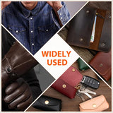 120 Set Leather Snap Fasteners Kit, 12.5Mm Metal Button Snaps Press St