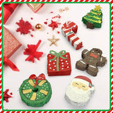 6 Pcs Mini Christmas Piñata Gingerbread Man Snowman Piñata