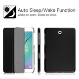 Fintie Slim Shell Case for Samsung Galaxy Tab S2 8.0 - Ultra Lightweight Protective Stand Cover with Auto Sleep/Wake Feature, Black