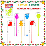 60-100pcs Christmas Party Favors Sticky Hand Toys Bulk Stocking Stuffers for Kids