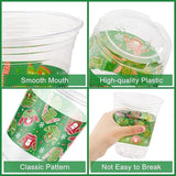 120 Pieces Christmas Sweater Plastic Cups 16 Oz Christmas Disposable Plastic Cups Xmas Tree Santa Reindeer Snow Drinking Cups For Christmas Party Supplies, Merry Christmas Party Decorations