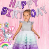 2 Pack Pastel Pink Foil Fringe Backdrop 3.2x8.2 Ft for Party Decorations