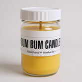 Bum Bum Candle ~ All Natural Premium Soy And Coconut Wax Blend ~ Brazilian Fragrance ~ Bum Bum Cream ~ By (12Oz Glass Jar)