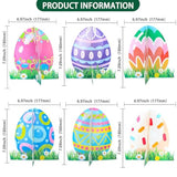 12 Pack Happy Easter Honeycomb Centerpieces For Table Decorations Bunny Easter Egg Centerpieces Decor For Easter Day Birthday Anniversary Party Supplies