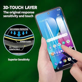 2 Pack For Motorola Moto G Play (2023) Screen Protector, Tempered-Glass, Micro-Curved Edges, Case Friendly, Bubble Free, Hd Clear, Easy Installation