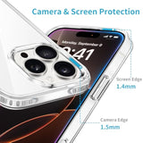 iPhone 16 Pro Clear Case Soft TPU Slim Shockproof Cover 6.3-Inch