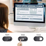Webcam Cover,3 Pcs Camera Cover Slide, Ultra-Thin Webcam Cover Slide Compatible For Laptop Desktops, Macbook, Pc, Tablet, Cell Phone And More Accessories -Protect Your Privacy Security (3-Pack)