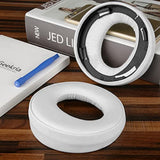 Geekria Replacement Ear Pads for Sony PlayStation Gold Wireless Stereo Headphones Ear Cushions, Repair Parts (White)