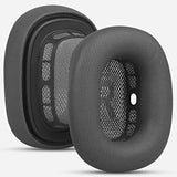 Premium Replacement Ear Cushions For Apple Airpods Max Headphone, Protein Leather Memory Foam Earpads With Excellent Noise Isolation (Black)