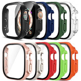 [9 Pack Case Compatible With 49Mm Watch Ultra & Ultra 2 With Tempered Glass Screen Protector Full Scratch-Resistant Protective Cover Bumper For Watch 49 Mm