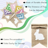 Easter Banner For Fireplace, Happy Easter Decorations Backdrop Spring Banner Welcome Sign For Easter Egg Hunt Decorations Spring Easter Home Decor Party Favor