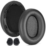Replacement Ear Pads Cushions Compatible With Sony Wh-1000Xm3, Earpads For Wh 1000Xm3 Headphones, Soft High Protein Leather, Superior Noise Isolation Memory Foam(Black)