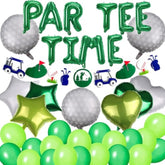 40pcs Golf Party Decorations Green Balloons Banner for Birthday Baby Shower Event