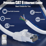 328 Ft/100M Ethernet Network Bulk Cable | Ftp 23Awg Shielded Gigabit Anti-Jamm