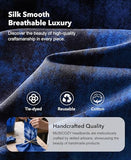 Sleep Headphones Bluetooth 5.4 Headband, Wireless Earphones Sweat Resistant Earbuds With Ultra-Thin Hd Stereo Speaker For Workout Running(Tie-Dye Blue)