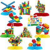 10 Pcs Building Block Birthday Party Supplies Building Block Table Cen