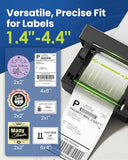Bluetooth Thermal Shipping Label Printer, 4X6 Wireless Shipping Label Printer With Holder For Small Business, Compatible With Iphone, Android, Windows, Mac, Chromebook, Usps, Ebay, Shopify