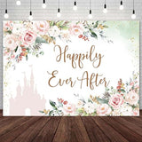 7x5ft Happily Ever After Decorations Backdrop for Bridal Shower