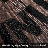 112 Pcs Diy Letter Banner Glitter Customizable Banner Kit Custom Banne