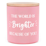 Galentins Day Birthday Gifts For Friend Women - Inspirational Candle Lavender Scented, Thank You/Appreciation Gifts For Best Friend, Mom, Sister, Wife, Bosses, Teacher, Nurse, 10Oz