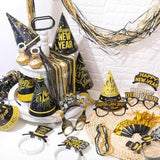 120pc 2026 New Year Party Set for 24 Hats, Props, Sunglasses & Streamers