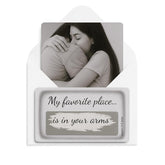Romantic Scratch Off Card – Love Greeting Card With Hidden Message “My Favorite Place Is In Your Arms” – Gift For Boyfriend Girlfriend Husband Wife – Anniversary Valentine’S Day Card