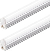 2 Pack 4FT T5 LED Shop Lights 20W 2200LM 6500K Ceiling Under Cabinet Utility Lights
