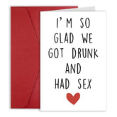 Funny Dirty Valentine'S Day Cards For Boyfriend Girlfriend Husband Wife Partner, Funny Anniversary Cards Birthday Card Gift For Him Her, Rude Husband Wife Anniversary Card