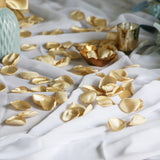 Champagne Rose Petals,Flower Petals,Silk Rose Petals Scatter Petals For Wedding Aisle Scatter,Dinner Table Centerpieces Party Decoration,Romantic Night,Valentine'S Day Home Decor,200Pcs