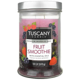 Langley Empire Candle 18oz Triple Pour, mottled, bronze lid- Fruit Smoothie (54899)