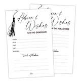 20 Graduation Party Advice And Wishes For The Graduate Cards, Grad Party Announcement Grad Celebration Party Activity Favor Supplies -C02