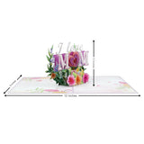 - Mom’S Special Day 3D Pop-Up Card - 6"X8" Floral Love Bloom, Surprise Unique Way To Say ‘I Love You’, For Her Smile On Birthdays & Beyond, Cherished Moments With Mama
