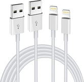 2 Pack Apple MFi Certified Lightning Charger Cable USB Fast Charging Cord for iPhone 13 12 11 XR XS X iPad