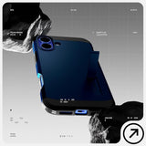 Spigen Tough Armor MagFit Case for iPhone 16 Navy Blue Rugged Protective Cover