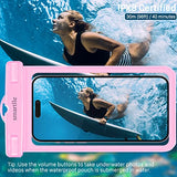 Waterproof Phone Pouch, Universal Waterproof Phone Case, Dry Bag Outdoor Beach Bag for iPhone 15 14 13 12 11 Pro Max XR SE XS 8 7 6S Plus, Galaxy