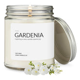 Gardenia Candle - Soy Wax Scented Candles - Long Burning Premium Hand-Poured (7Oz.)