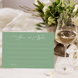Advice And Wishes Cards For Wedding Shower Games, Advice And Wishes For The Mr And Mrs, Double-Sided 25 Cards (Green)