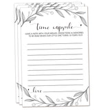 Time Capsule Cards For 1St Birthday Or Baby Shower Game Activity, Time Capsule Message Cards, Advice And Wishes Cards, Anniversary Card For Baby Shower Party Supplies