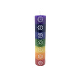 7 In 1, 7 Chakra Unscented Candle, 7" X 1.5" - Aromatherapy Candle Set For Meditation, Yoga, And Relaxation - Hand-Poured Multi-Colored Candles – Pack Of 7