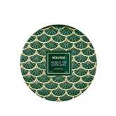 Voluspa Noble Fir Garland, 3 Wick Tin Candle, 12oz, 40 Hour Burn Time, Coconut Wax Candle for The Home, Poured in The USA