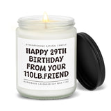 Funny Gifts Candles For Women, Best Friend Birthday Gifts For Women - 30Th, 40Th, 50Th, 60Th Year Old Party Supplies Christmas Decorations For Sister Friends, Her - 7Oz Natural Soy Wax Candle